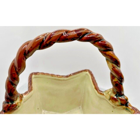 Canyon Ranch Collection Lone Star Hand Painted Ceramic Baskets Set of 2 - Picture 7 of 16